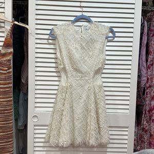 Aje Scent Of Summer Bead & Floral-Embellished Mini-Dress